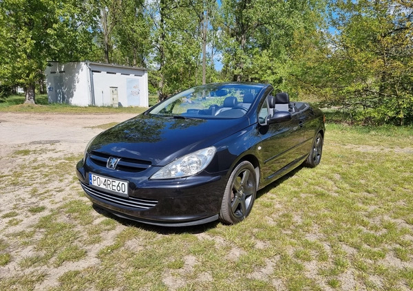 Peugeot 307 CC cena 14800 przebieg: 200000, rok produkcji 2004 z Poznań małe 121